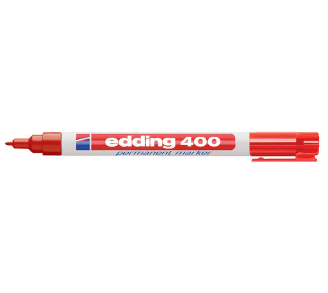 Viltstift edding 400 rond 1mm rood