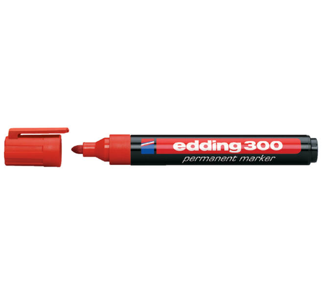 Viltstift edding 300 rond 1.5-3mm rood