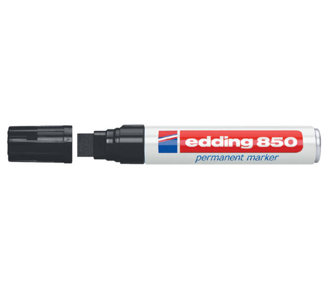 Viltstift edding 850 blok 5-16mm zwart