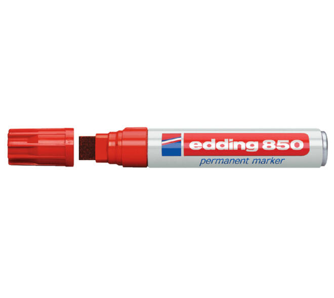 Viltstift edding 850 blok 5-16mm rood