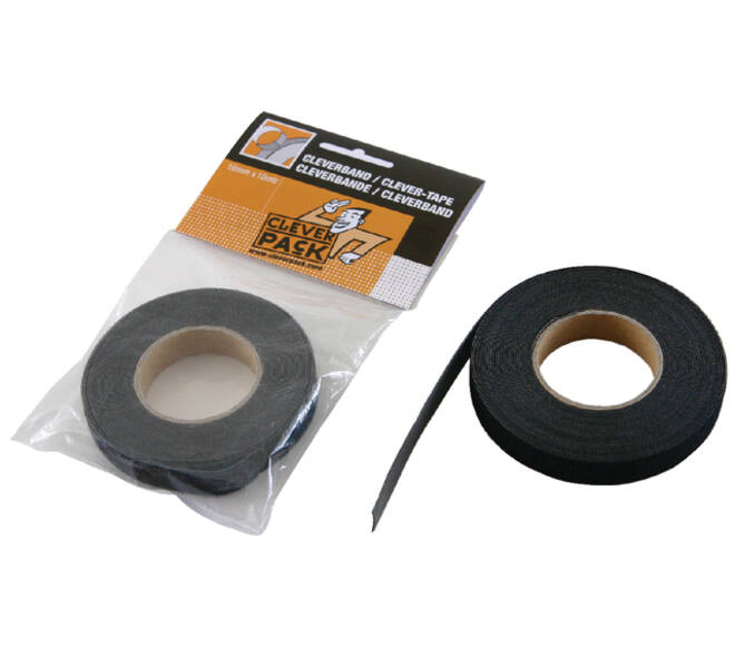 Klittenband CleverPack kabelbinder 2-in-1 zwart