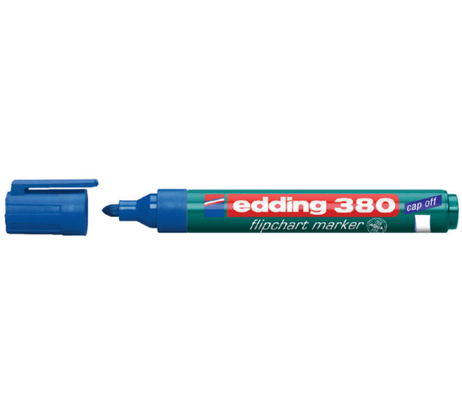 Viltstift edding 380 flipover rond 1.5-3mm blauw