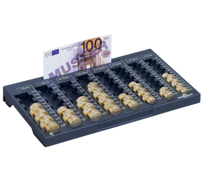 Geldsorteerbak Durable euroboard L 324x34x190mm