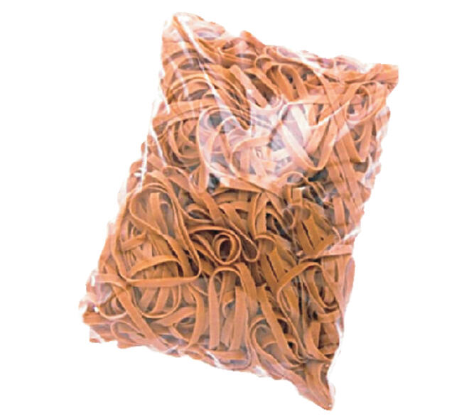 Elastiek Standard Rubber Bands 77 120x8mm 1kg 440 stuks bruin