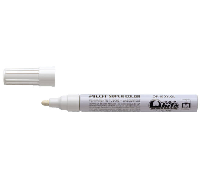 Viltstift PILOT Super Color lakmarker medium wit