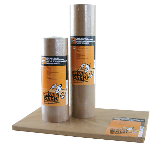Inpakpapier CleverPack kraft 70gr 500mmx220m