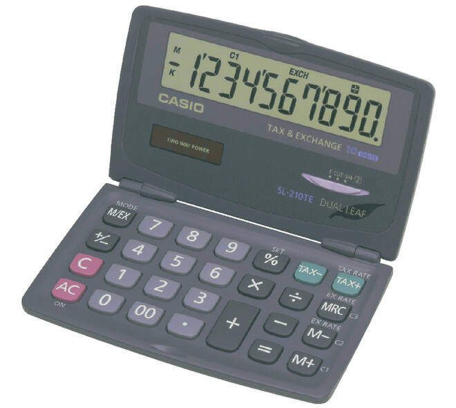Rekenmachine Casio SL-210TE