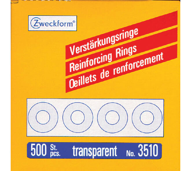 Versterkingsringen Avery 3510 13mm transparant 500 stuks