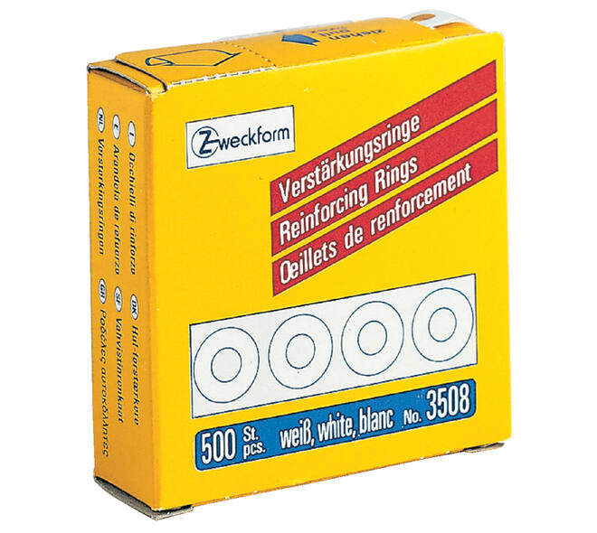 Versterkingsringen Avery 3508 13mm wit 500 stuks