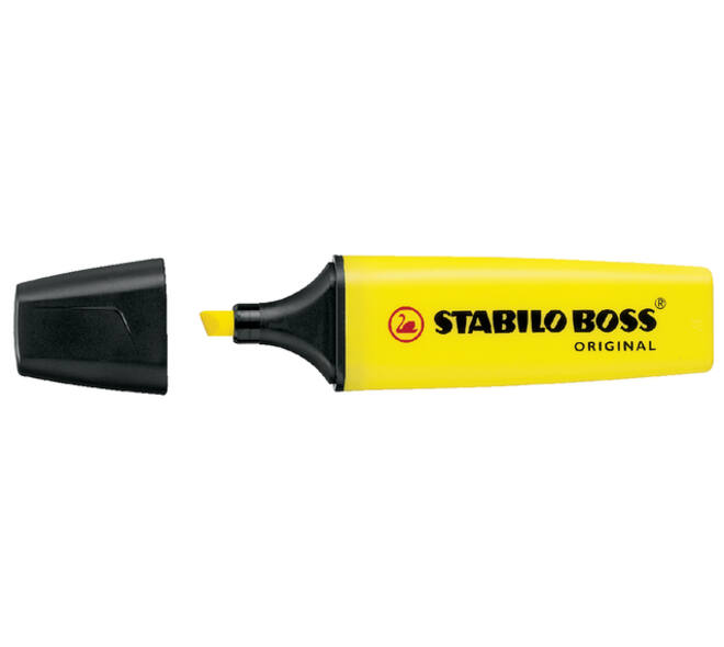 Markeerstift STABILO BOSS Original 70/4 assorti etui à 4 stuks