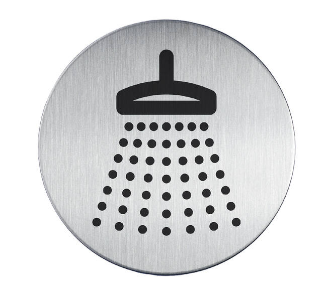 Infobord pictogram Durable 4938 douche 83mm