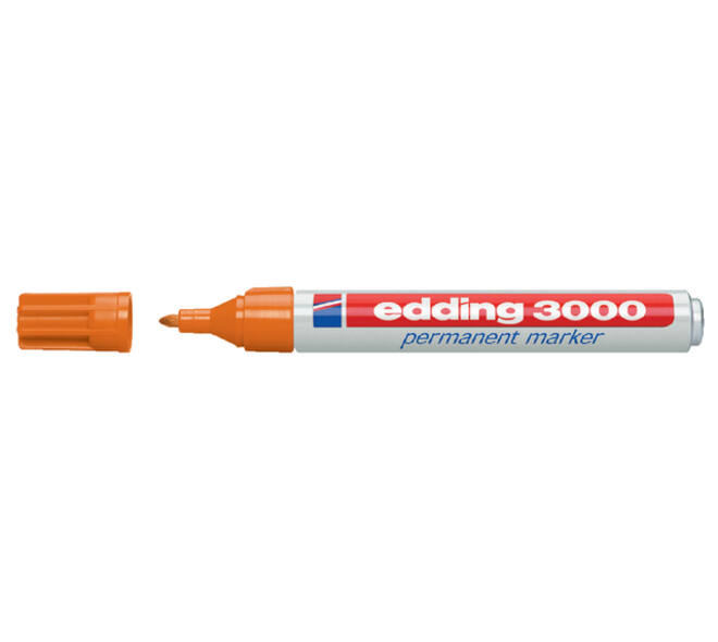 Viltstift edding 3000 rond 1.5-3mm oranje