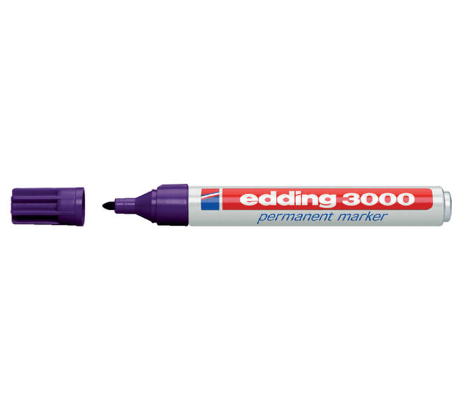 Viltstift edding 3000 rond 1.5-3mm violet