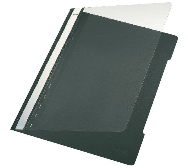 Snelhechter Leitz Standaard A4 gerecycled PP zwart