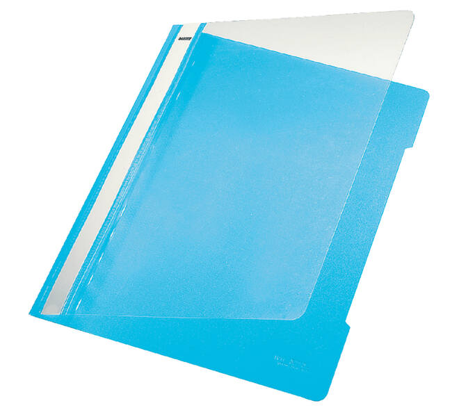 Snelhechter Leitz Standaard A4 gerecycled PP lichtblauw