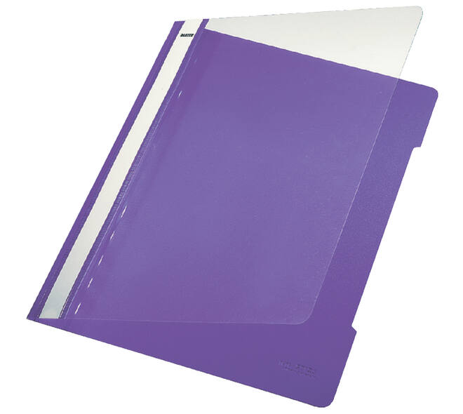 Snelhechter Leitz Standaard A4 gerecycled PP violet