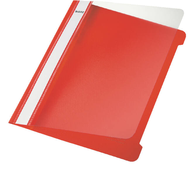 Snelhechter Leitz standaard A5 PVC rood