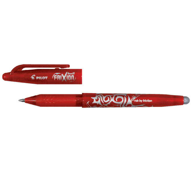 Rollerpen PILOT friXion medium rood
