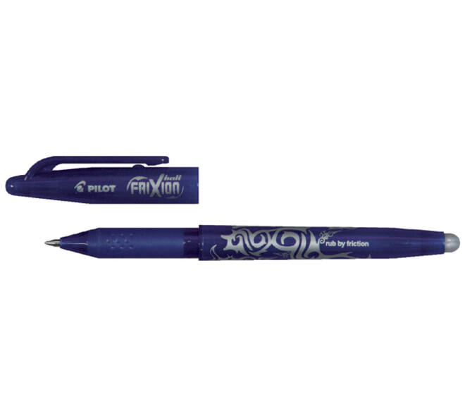 Rollerpen PILOT friXion medium blauw