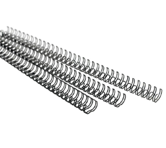 Draadrug GBC 8mm US/21rings A4 zilver 100 stuks