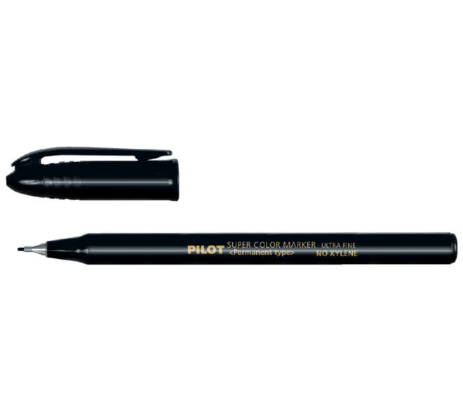 Fineliner PILOT Super Color Scan ultra fijn zwart
