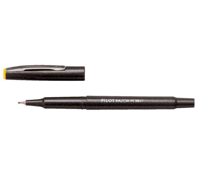 Fineliner PILOT Razor Point fijn zwart