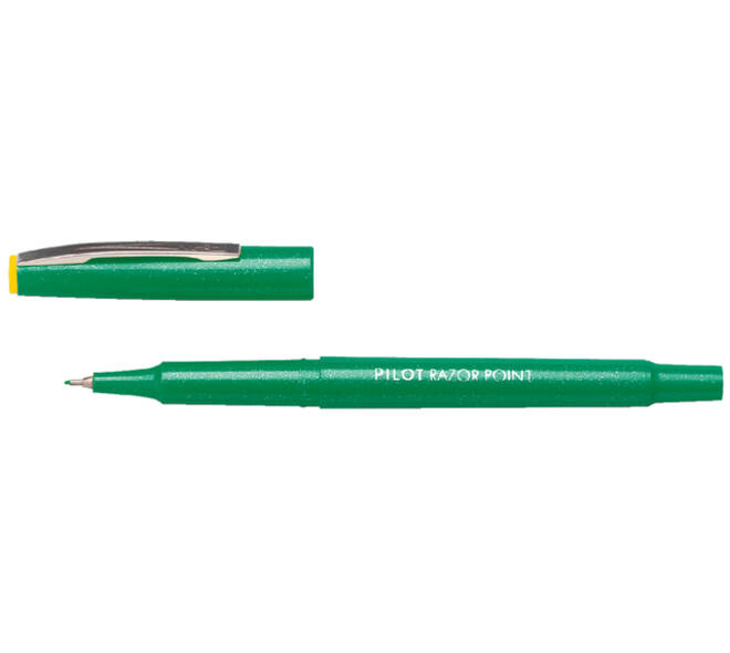Fineliner PILOT Razor Point fijn groen