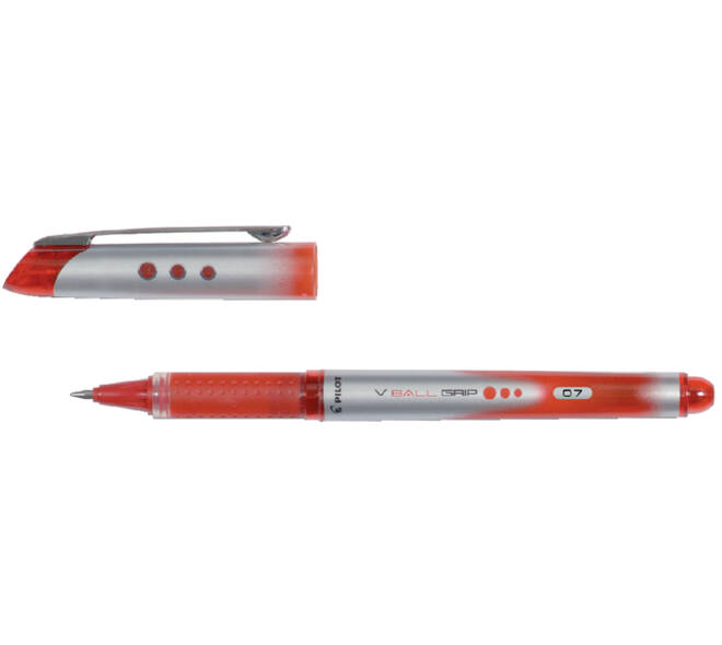 Rollerpen PILOT V-Ball Grip medium rood