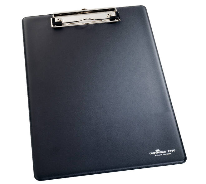 Klembord Durable 2350 A4 met kopklem zwart