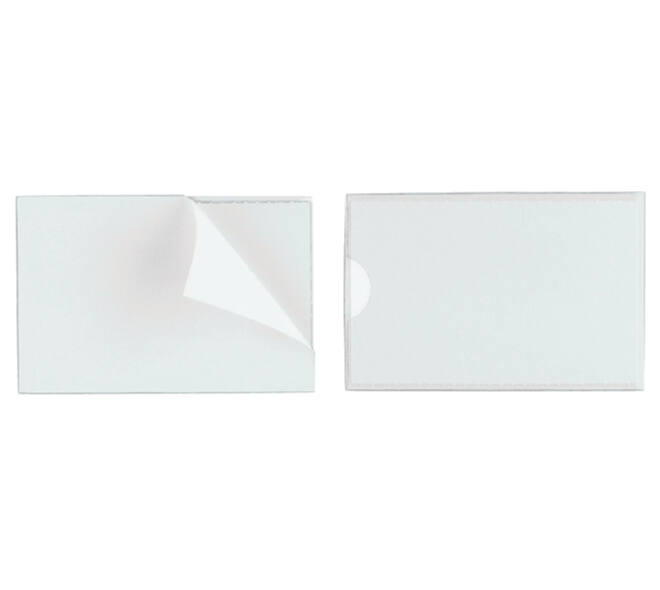 Etikethouder Durable pocketfix 75x18mm zelfklevend 10 stuks
