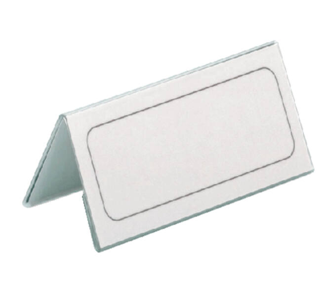 Tafelnaambord Durable 8052 61x210mm transparant