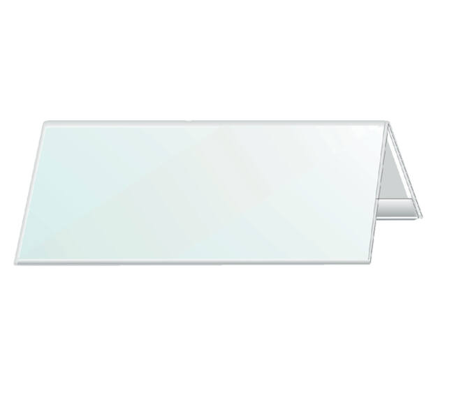 Tafelnaambord Durable 8053 105x297mm transparant