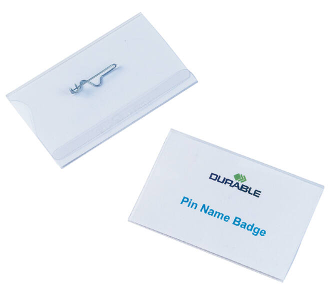 Badge Durable 8004 met speld 54x90mm