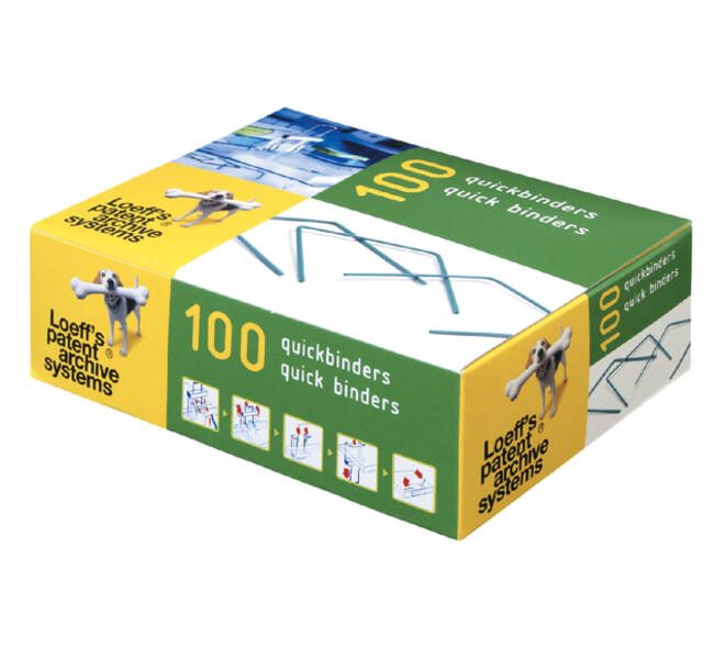 Bundelbeugel Loeff's 1215 Quickbinder 100mm groen 100 stuks