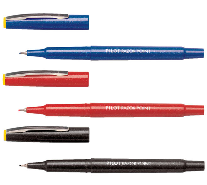Fineliner PILOT Razor Point fijn zwart