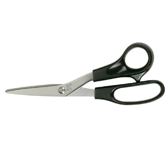 Schaar Quantore 190mm +plastic handvat zwart