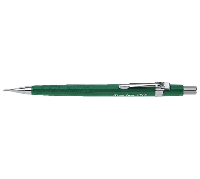 Vulpotlood Pentel P205 HB 0.5mm groen