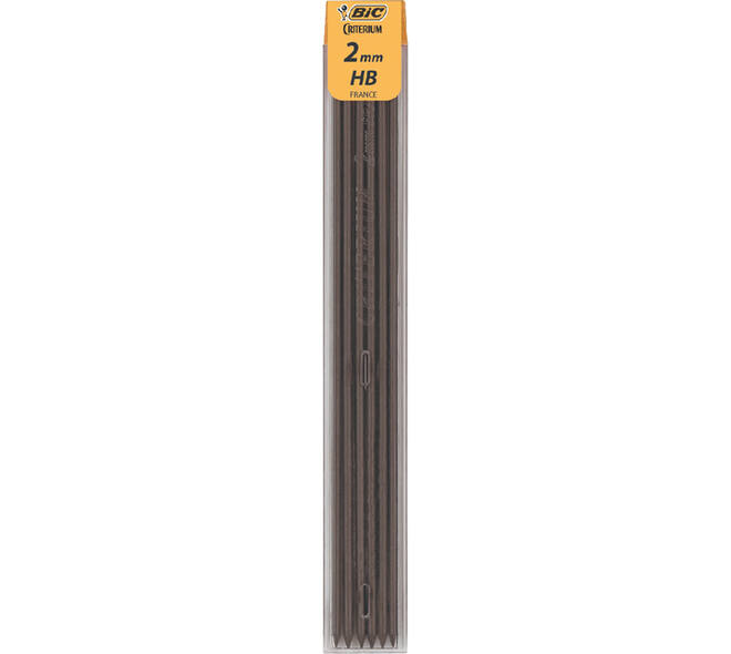 Potloodstift Bic Criterium HB 2mm HB koker à 6 stuks