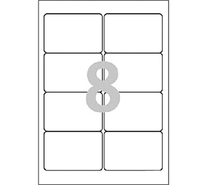 Etiket Avery L4745REV-25 96x63.5mm wit 200 stuks