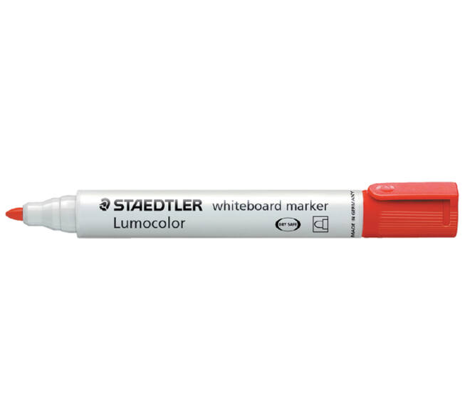 Whiteboardmarker Staedtler Lumocolor 351 rond rood 2mm