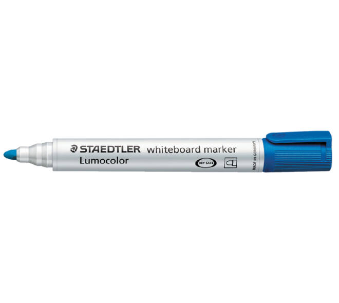 Whiteboardmarker Staedtler Lumocolor 351 rond blauw 2mm