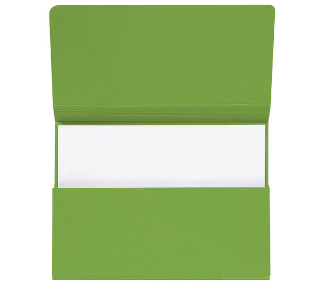 Pocketmap Secolor folio 100% gerecycled karton 250gr groen