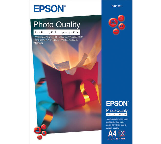 Inkjetpapier Epson S041061 A4 mat 102gr 100vel 100 vel