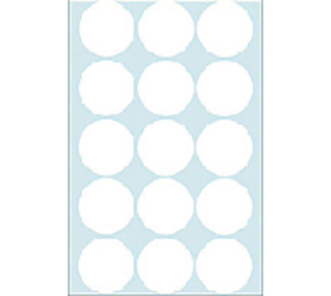 Etiket HERMA 2270 rond 32mm wit 480 stuks