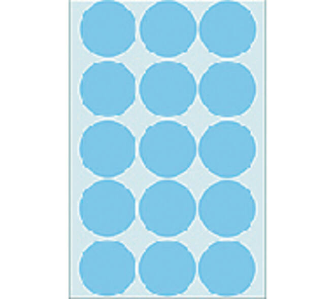 Etiket HERMA 2273 rond 32mm blauw 480 stuks