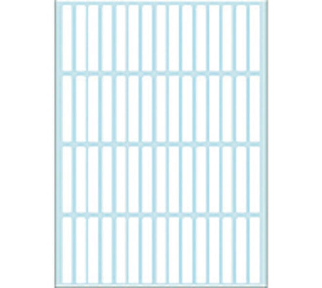 Etiket HERMA 2300 5x35mm wit 1920 stuks