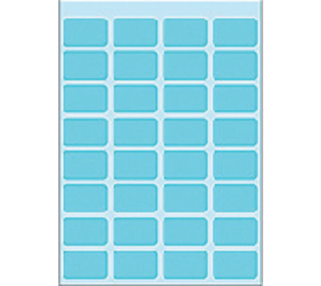 Etiket HERMA 3643 12x19mm blauw 160 stuks