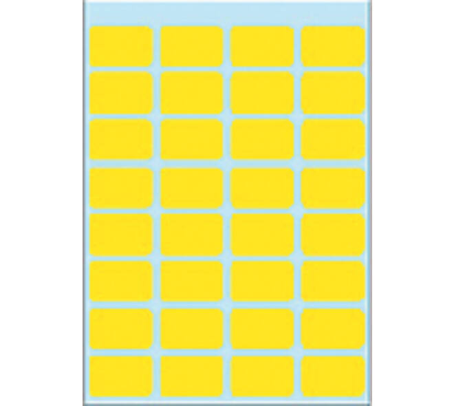 Etiket HERMA 3641 12x19mm geel 160 stuks