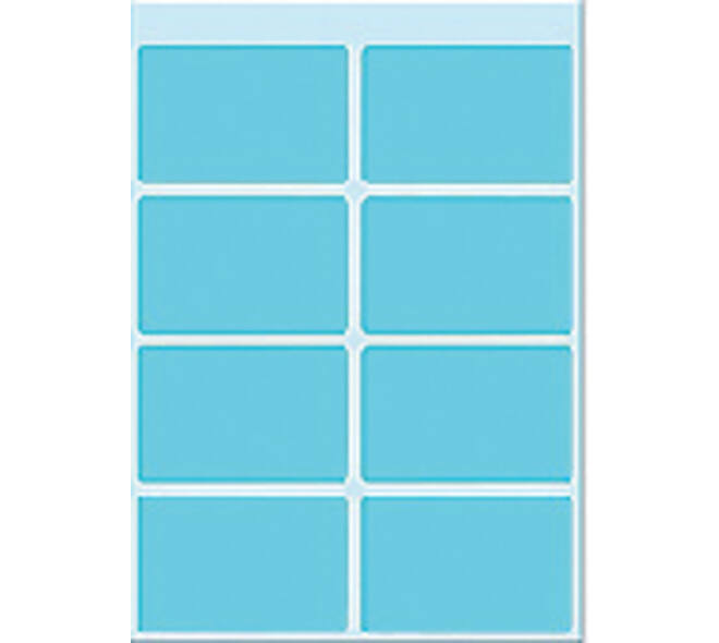 Etiket HERMA 3693 25x40mm blauw 40 stuks