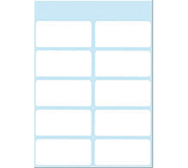 Etiket HERMA 3738 19x40mm wit 70 stuks